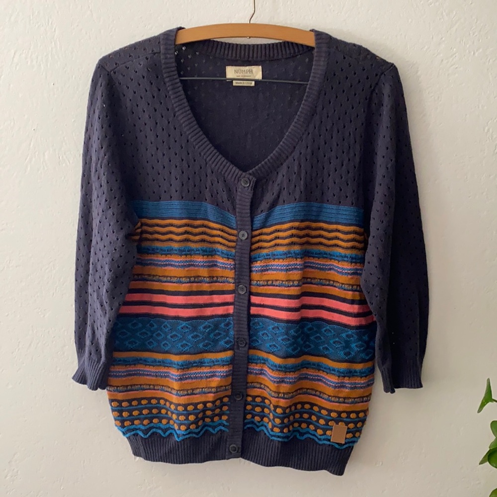 Nümph striped knit cardigan